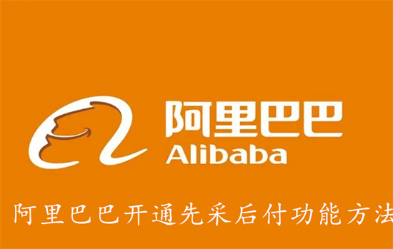 阿里巴巴如何开通先采后付 阿里巴巴开通先采后付教程