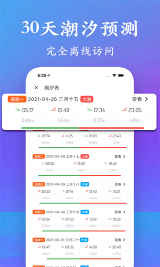 潮汐表app v5.1.3安卓版 - 手机应用介绍