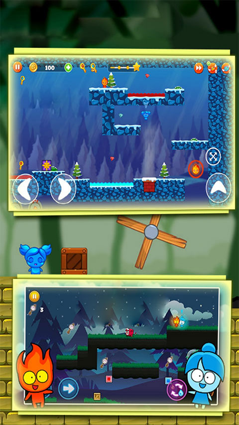 冰火人密室逃亡中文版 v1.0.3安卓版 - 手机应用介绍