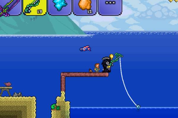 泰拉瑞亚地狱钓鱼需要什么鱼饵呀