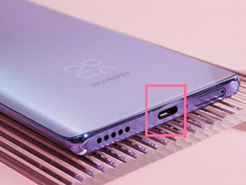 华为nova9耳机怎么插