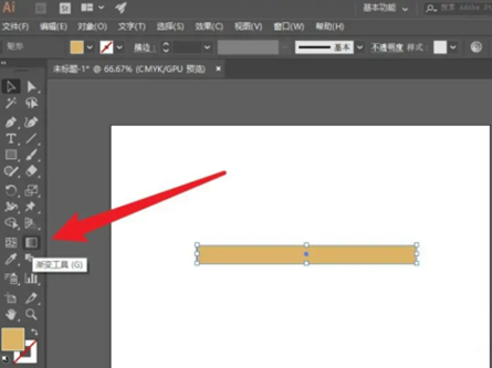 ai渐变工具调节杆如何使用